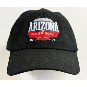 SUPER BOWL ARIZONA XLIX 2015 ADJUSTABLE HAT CAP HTT